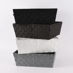 Flechtkorb Aufbewahrungskorb div. Farben 38x33x13cm