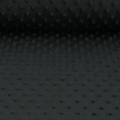 Fleece Minky dots Noppen schwarz Kuschel Stoff Flausch