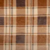 Fleecestoff Karo Tinsley beige grau 1,45 m Breite