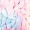 Fleece Stoff Rib Batik Pastelltöne – Polarfleece Digitaldruck, 145 cm Breite