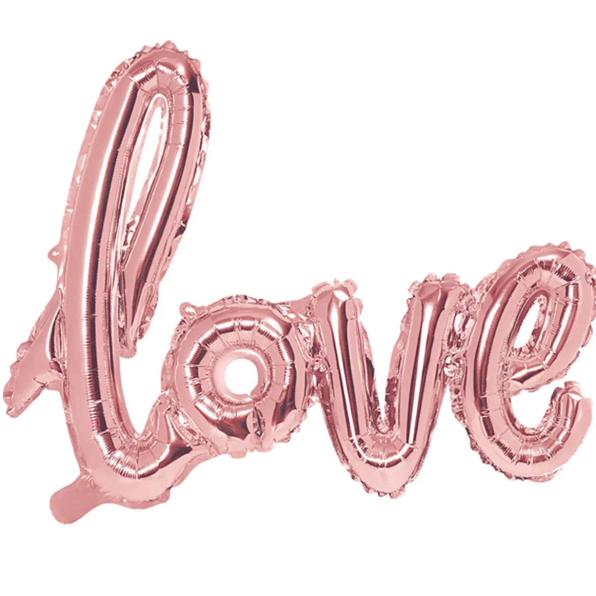 Folienballon love rosegold 73x59cm