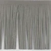 Fransenband grau Länge: 12cm 100% Kunstfaser Wildleder