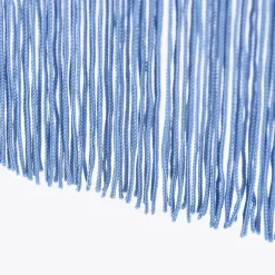 Fransenband Meterware blau Breite: 10cm