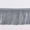 Fransenband Meterware grau Breite: 10cm
