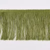 Fransenband Meterware oliv grün Breite: 10cm