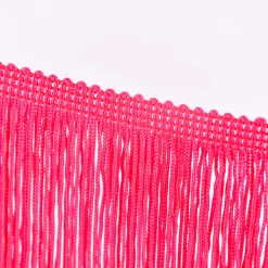 Fransenband Meterware pink Breite: 10cm