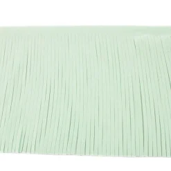 Fransenband mint Meterware Länge: 12cm 100% Kunstfaser Wildleder