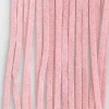 Fransenband rosa Länge: 12cm 100% Kunstfaser Wildleder