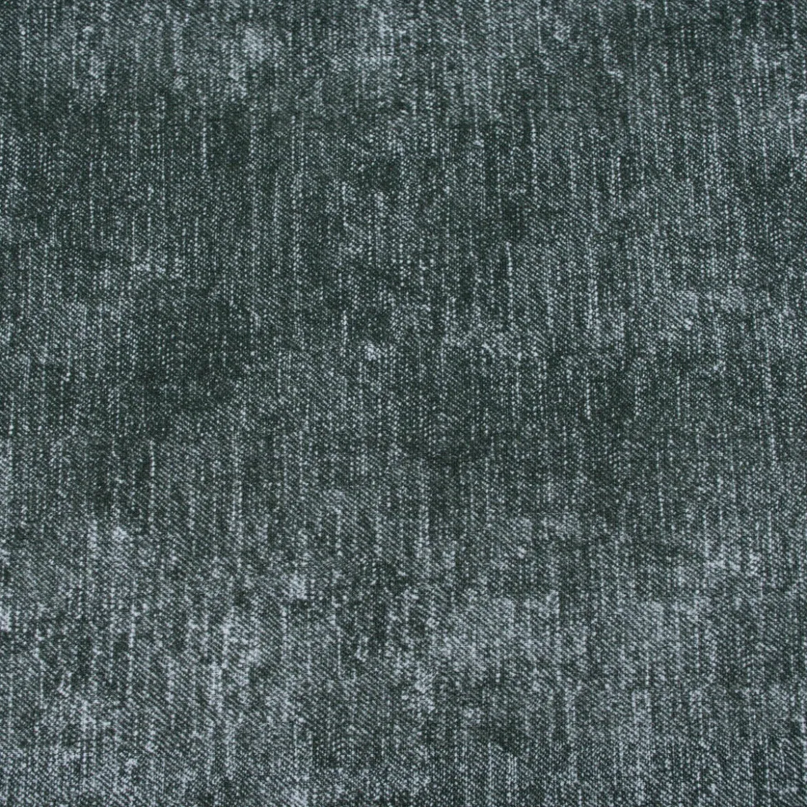 French Terry Digitaldruck ARMY DENIM Jeanslook dunkelgrün 1,45m Breite