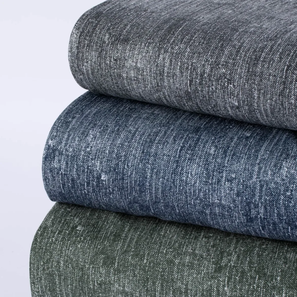 French Terry Digitaldruck ARMY DENIM Jeanslook dunkelgrün 1,45m Breite
