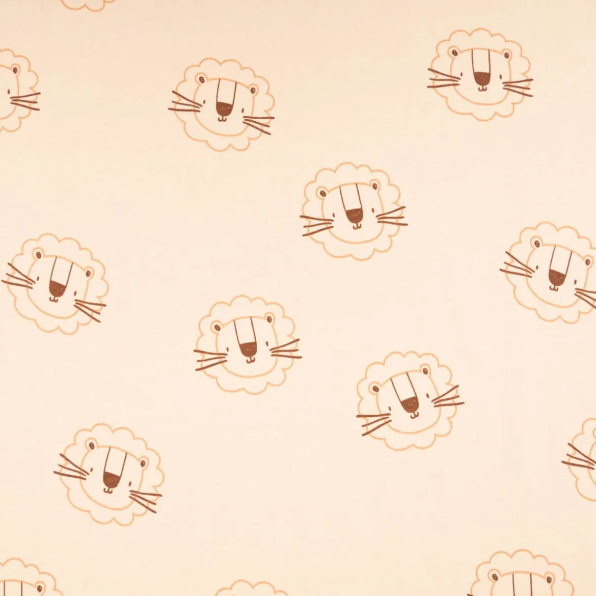 French Terry Löwe beige Sommersweat mit Schlingenstruktur 150cm