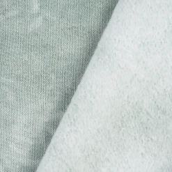French Terry Sommersweat angeraut TIE DYE Batik altgrün mint 1,50m Breite