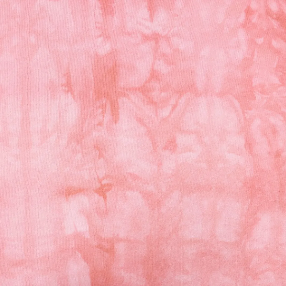 French Terry Sommersweat angeraut TIE DYE Batik rosa lachs 1,50m Breite