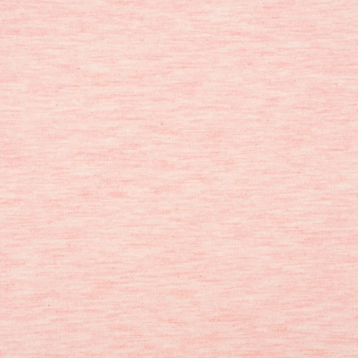 French Terry Sommersweat Melange einfarbig rosa meliert 1,50m Breite