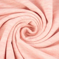 French Terry Sommersweat Melange einfarbig rosa meliert 1,50m Breite
