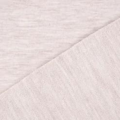 French Terry Sommersweat Melange einfarbig beige meliert 1,50m Breite