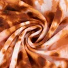 French Terry Sommersweat Meterware Tie Dye Batik weiß kupfer 1,45m Breite