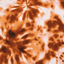 French Terry Sommersweat Meterware Tie Dye Batik weiß kupfer 1,45m Breite