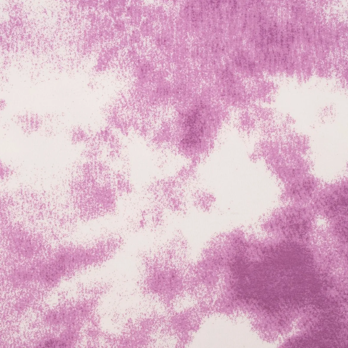 French Terry Sommersweat Meterware Tie Dye Batik weiß lila 1,45m Breite