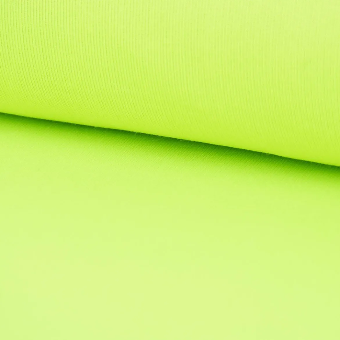 French Terry Sommersweat NEON einfarbig grün 1,45m Breite