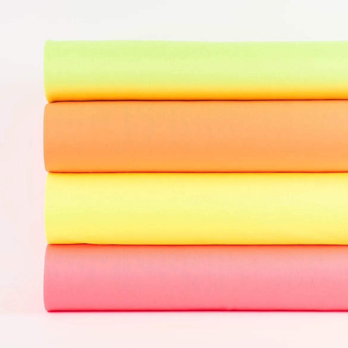 French Terry Sommersweat NEON einfarbig orange 1,45m Breite