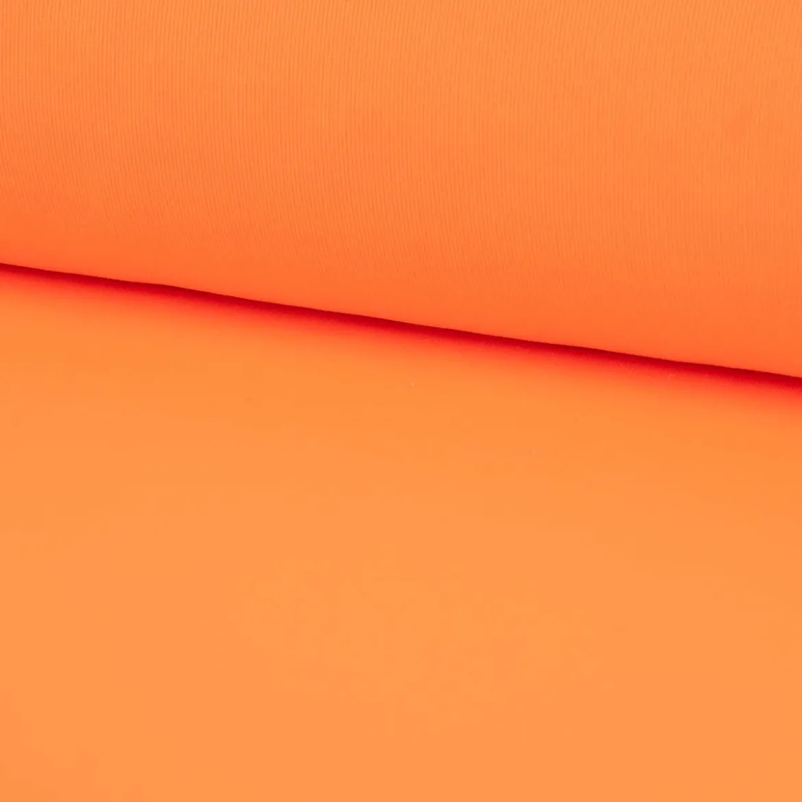 French Terry Sommersweat NEON einfarbig orange 1,45m Breite