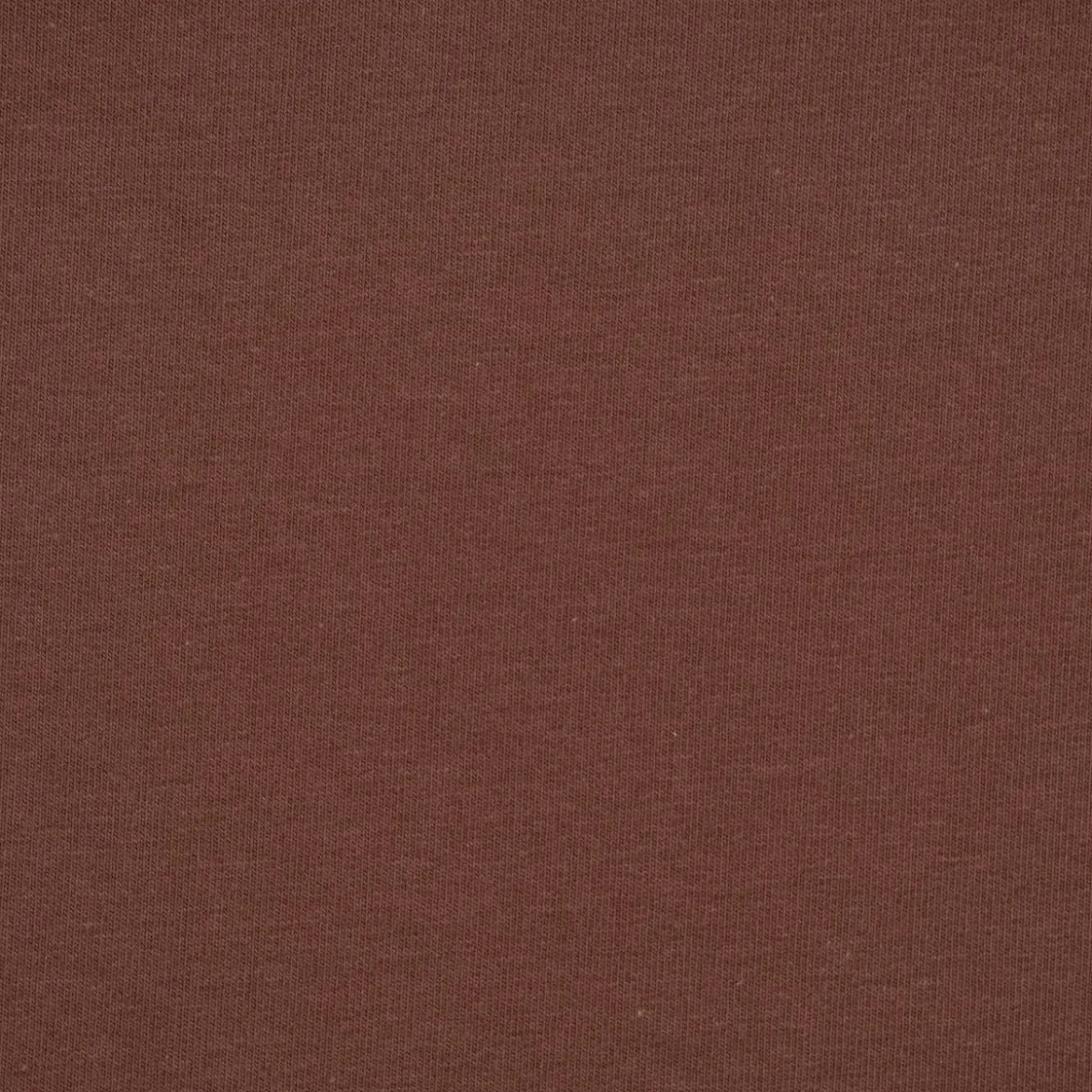French Terry Stoff Organic Bio uni braun 1,50m Breite