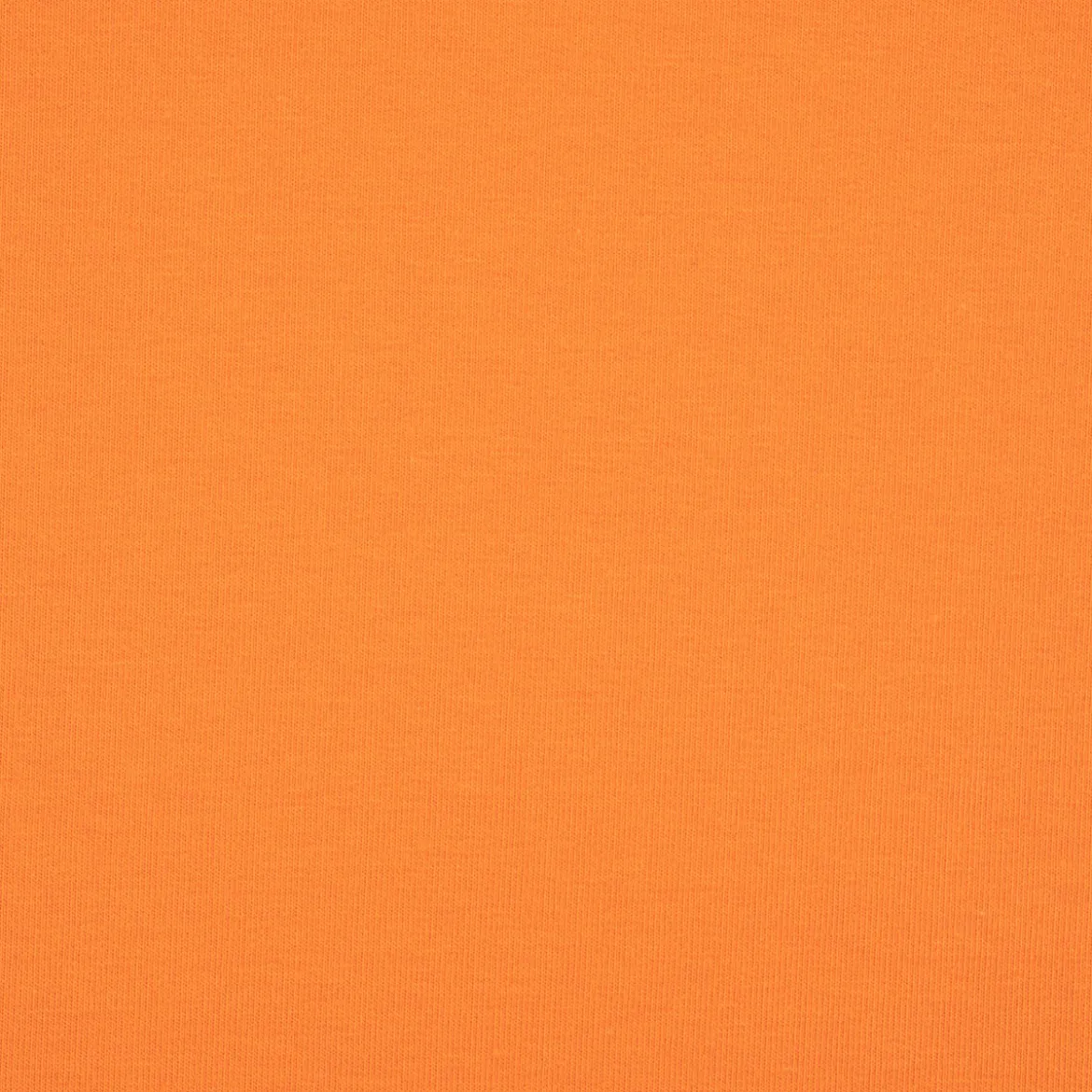 French Terry Stoff Organic Bio uni orange 1,50m Breite