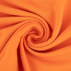 French Terry Stoff Organic Bio uni orange 1,50m Breite