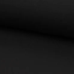 French Terry Stoff Organic Bio uni schwarz 1,50m Breite
