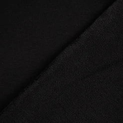 French Terry Stoff Organic Bio uni schwarz 1,50m Breite