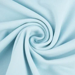 French Terry Stoff Organic Bio uni hellblau1,50m Breite