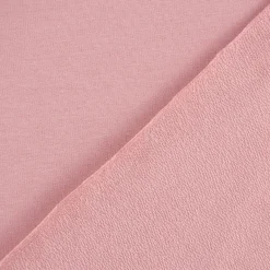 French Terry Stoff Organic Bio uni rosa1,50m Breite