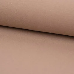 French Terry Stoff Organic Bio uni taupe1,50m Breite
