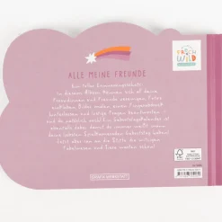 Freundebuch „Alle meine Freunde“ in Rosa für Kindergarten & Grundschule von Grafik Werkstatt