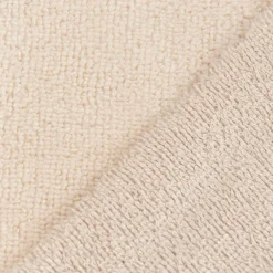 Frottee Stoff Bambus Terry Velvet Bamboo kuschelweich einfarbig sand 1,5m Breite