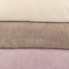 Frottee Stoff Bambus Terry Velvet Bamboo kuschelweich einfarbig taupe1,5m Breite