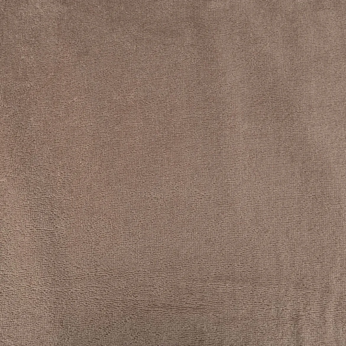 Frottee Stoff Bambus Terry Velvet Bamboo kuschelweich einfarbig taupe1,5m Breite