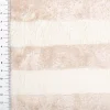 Frottee Stoff Baumwolle Bambus Streifen ecru beige-grau 150cm