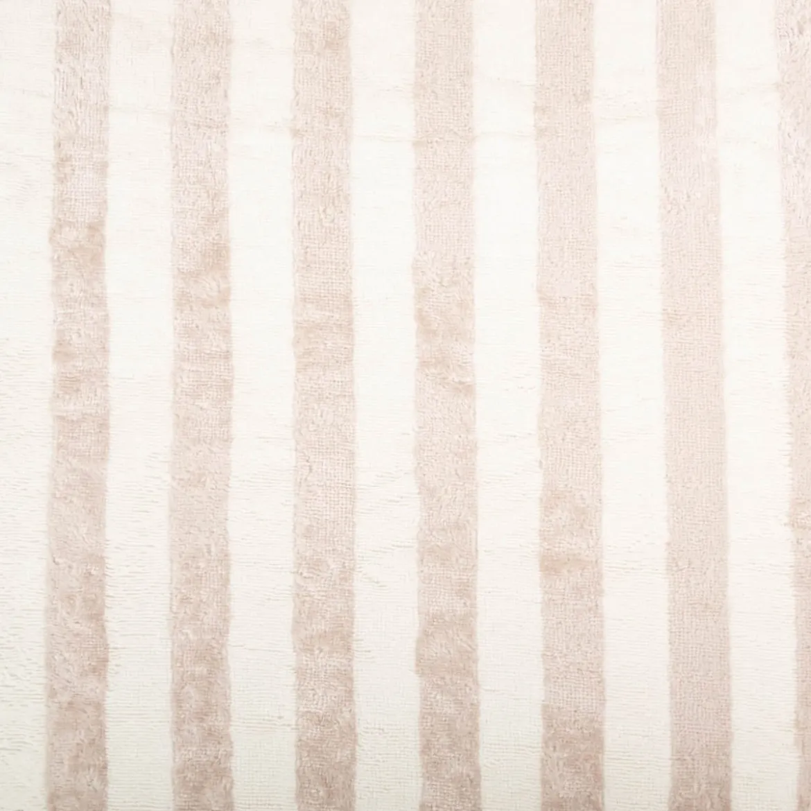 Frottee Stoff Baumwolle Bambus Streifen ecru beige-grau 150cm