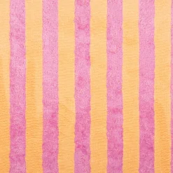 Frottee Stoff Baumwolle Bambus Streifen pink orange 150cm