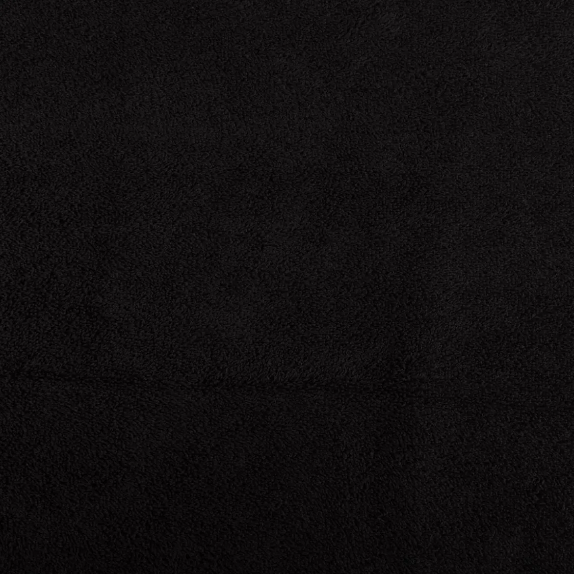 Frottee Stoff Baumwolle 340g/qm einfarbig schwarz 1,45m Breite
