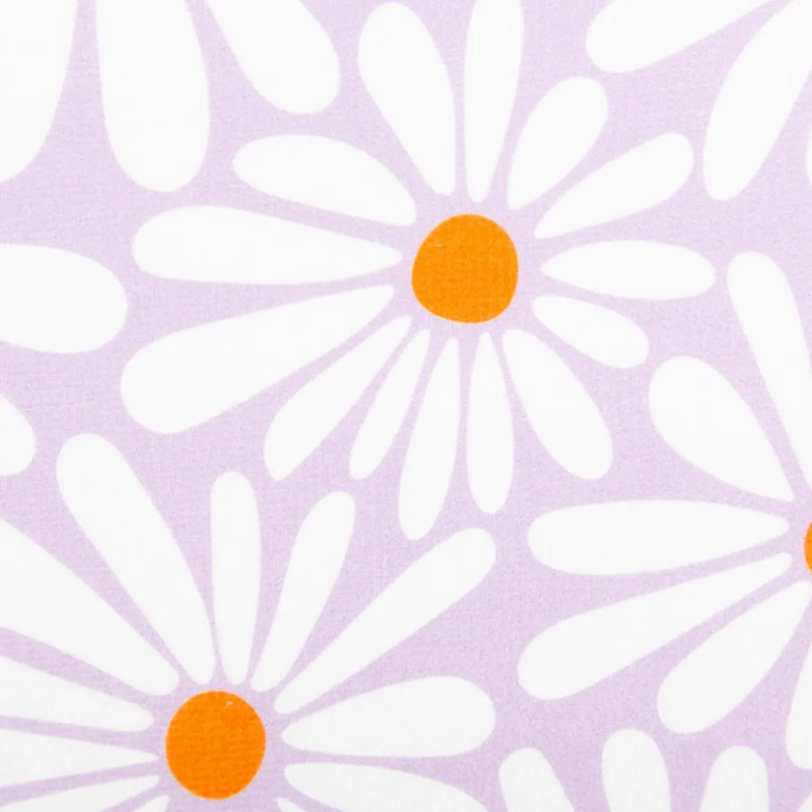 Frottee Stoff Digitalprint Blumen lila weiß 1,5m Breite