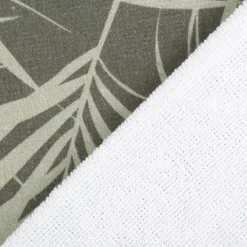 Frottee Stoff Digitalprint Palmenblätter grün 1,5m Breite
