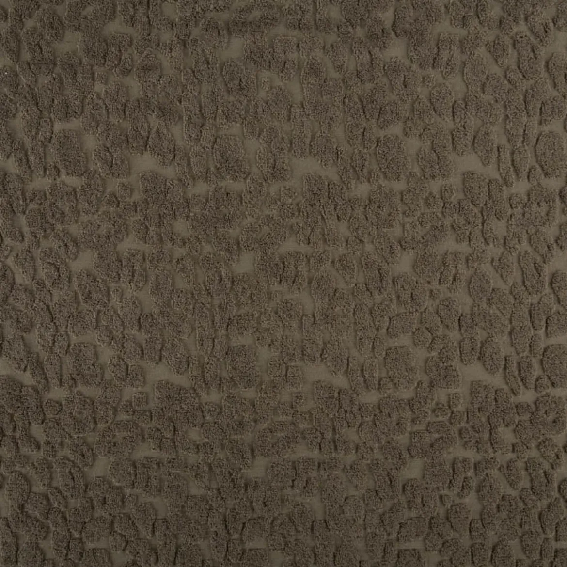 Frottee Stoff Leo khaki-grün 1,45m Breite