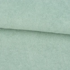 Frottee Stoff Stretch Frottee einfarbig dunkel mint 1,5m Breite