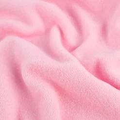 Frottee Stoff Stretch Frottee einfarbig rosa 1,5m Breite