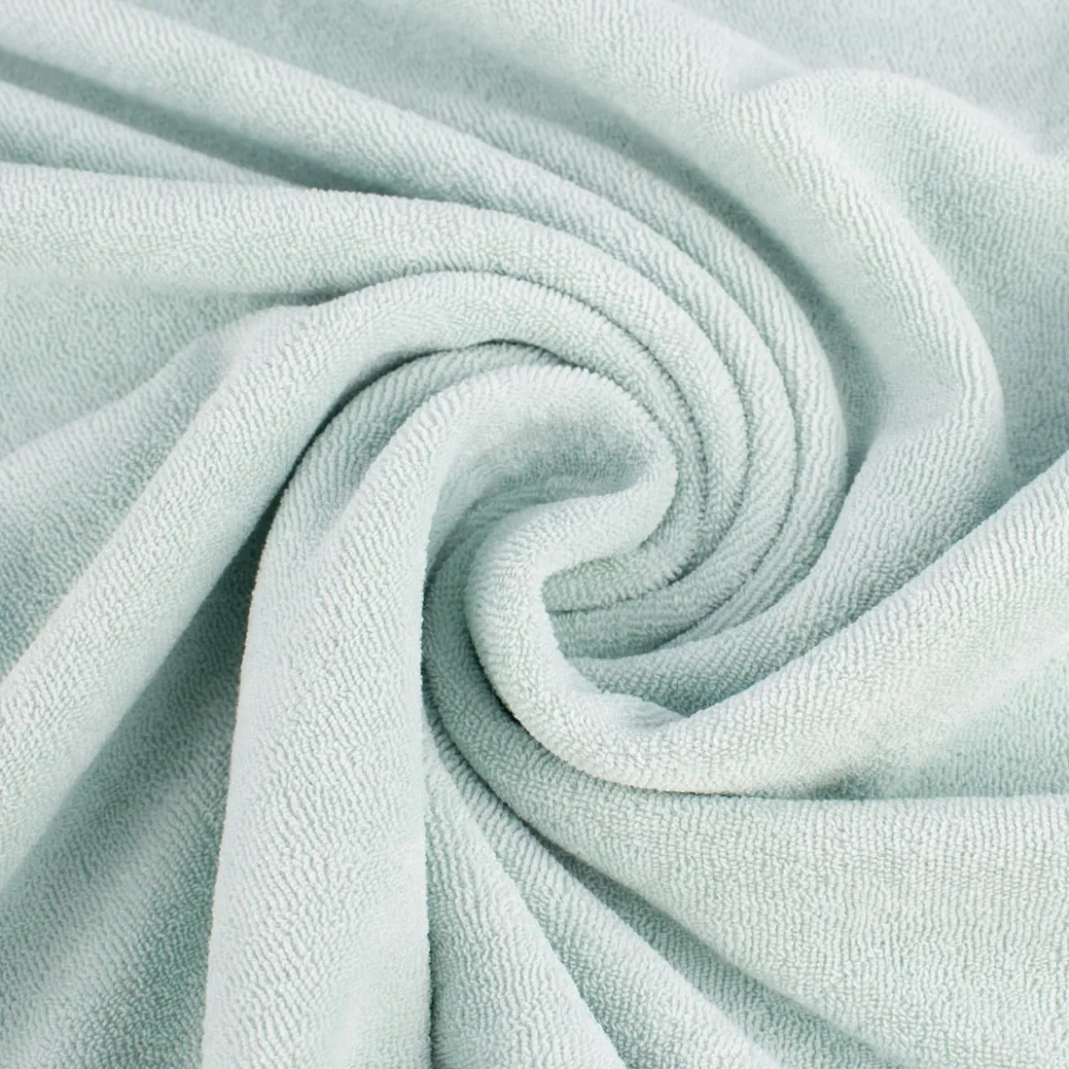 Frottee Stoff Stretch Frottee einfarbig hell mint 1,5m Breite