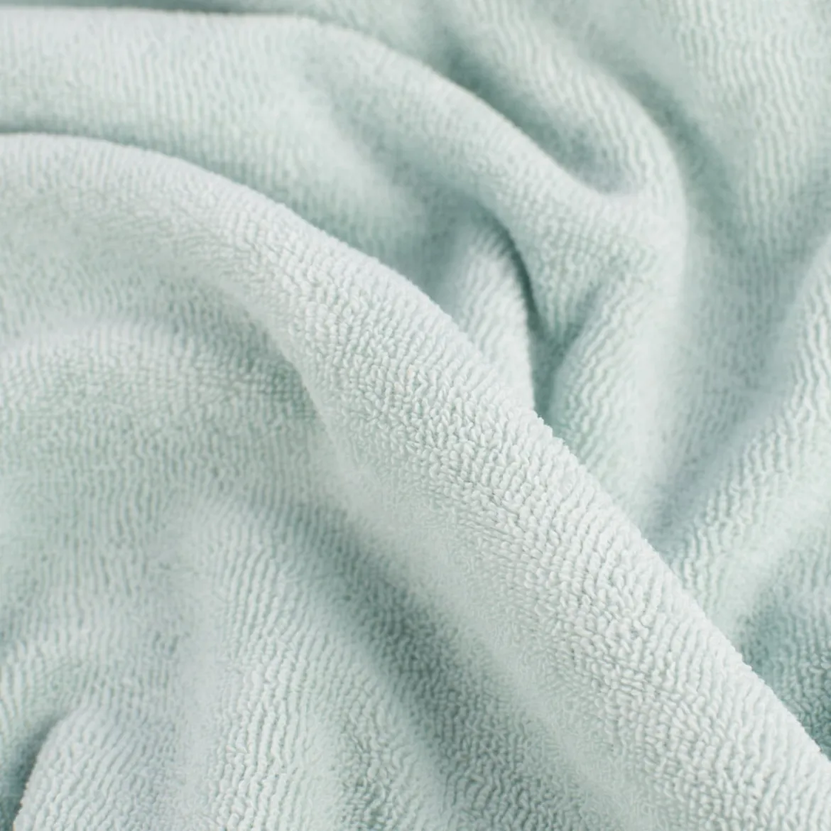 Frottee Stoff Stretch Frottee einfarbig hell mint 1,5m Breite