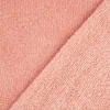 Frotteestoff Velvet Bambus Frottee kuschelweich einfarbig rosa 1,5m Breite